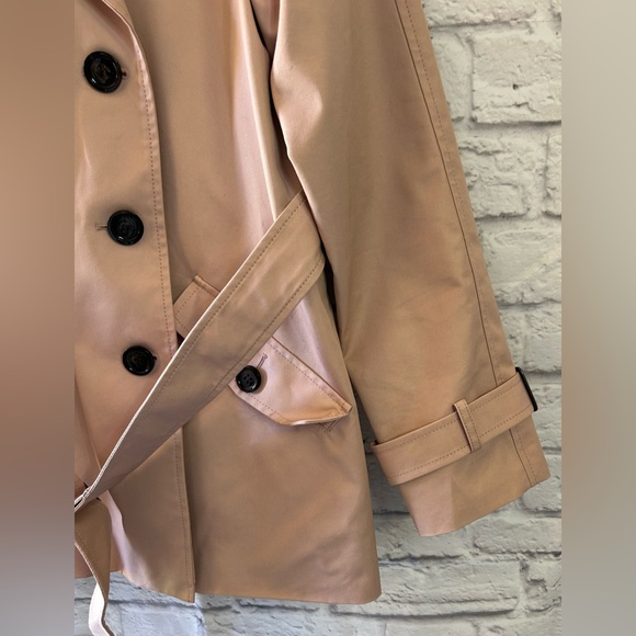 Coach Double-Breasted Trench Coat in Pale Pink With Dust Bag - Picture 5 of 13